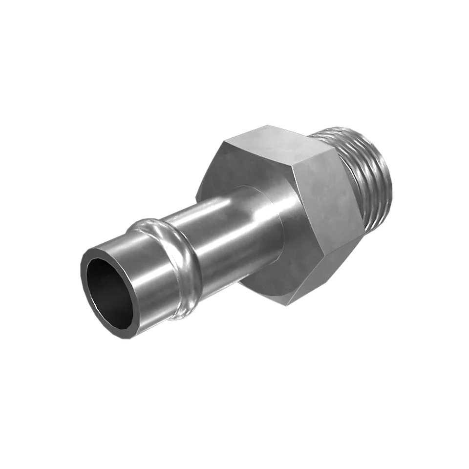610-5255: 9/16"-18 Engine Straight Bead Hose Adapter 6105255 Caterpillar