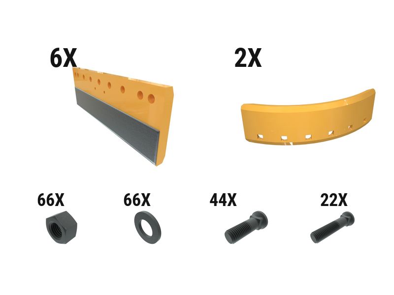 619-7298: 60 Mm ARM Flat Grader Edge Kit 6197298 购买
