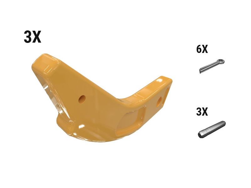 619-9912: 90 Mm X 355 Mm R350/CR350 Crvd Shank Kit - Qty 3 6199912 购买