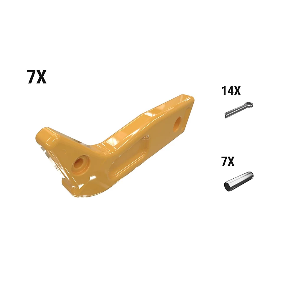 619-9913: 110 Mm X 450 Mm R300 Straight Shank Kit - Qty 7 6199913 Caterpillar