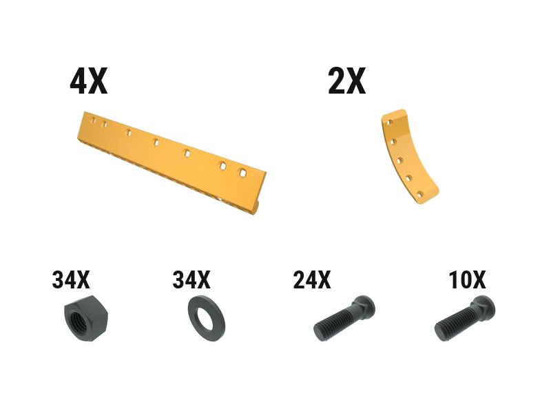 619-9974: 22 Mm Grader Rotating Bit Adapter Board Kit 6199974 купить