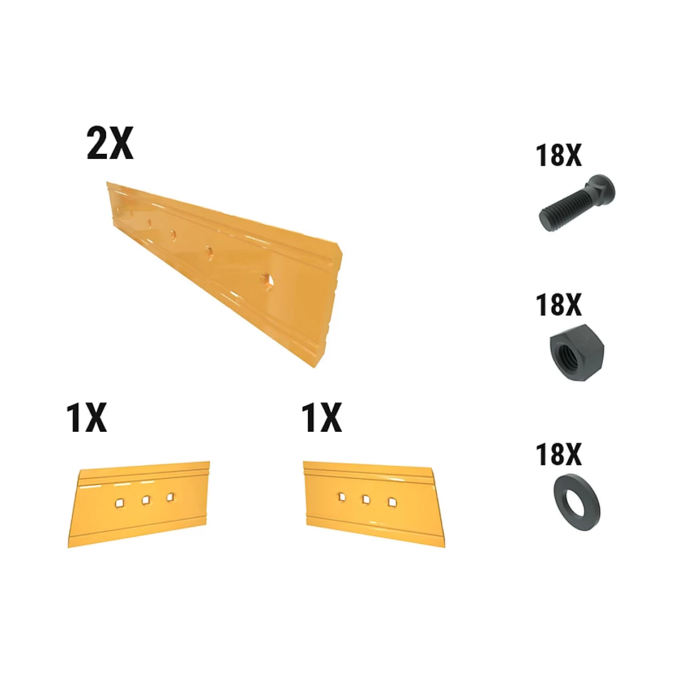 620-1912: 18 Mm Precision Level Cut Dozer Edge Kit 6201912 Caterpillar