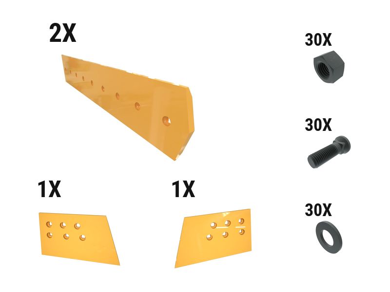 620-1914: 25 Mm Utility Dozer Edge Kit 6201914 купить