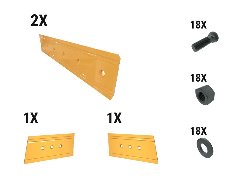 620-1919: 18 Mm Precision Level Cut Dozer Edge Kit 6201919 купить