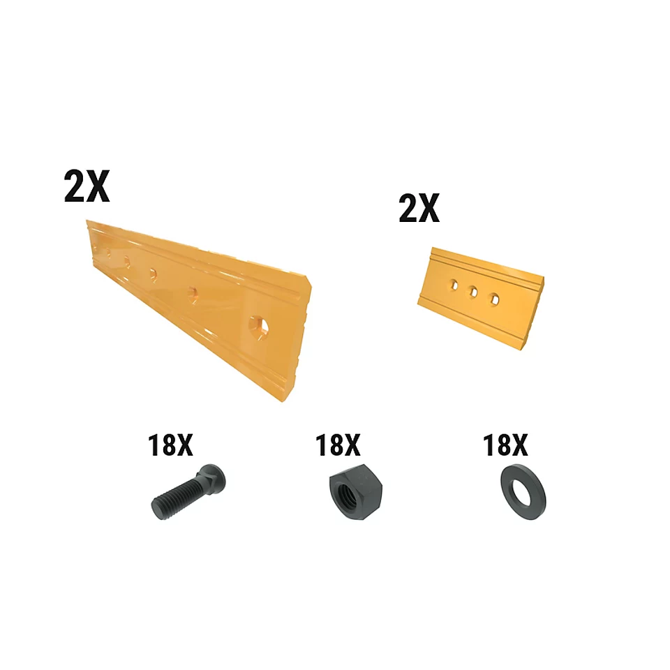 620-1923: 21 Mm Precision Level Cut Reversible Dozer Edge Kit 6201923 Caterpillar