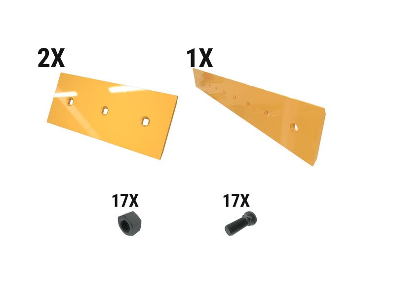 620-3472: 19 Mm Grader Front Blade Edge Kit 6203472 buy