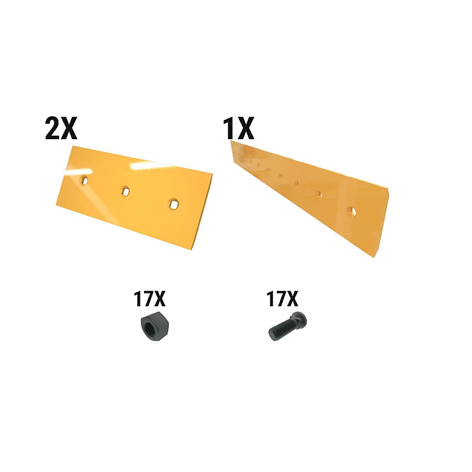 620-3472: 19 Mm Grader Front Blade Edge Kit 6203472 Caterpillar