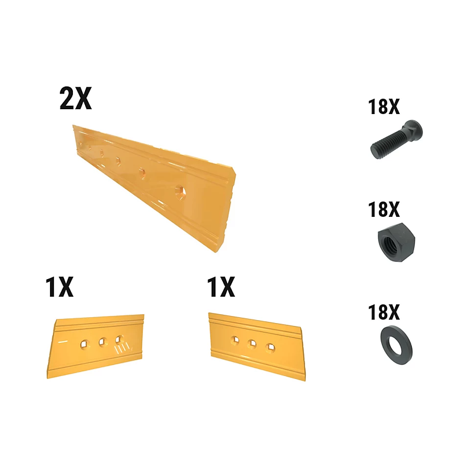 621-2567: 21 Mm Precision Level Cut Dozer Edge Kit 6212567 Caterpillar
