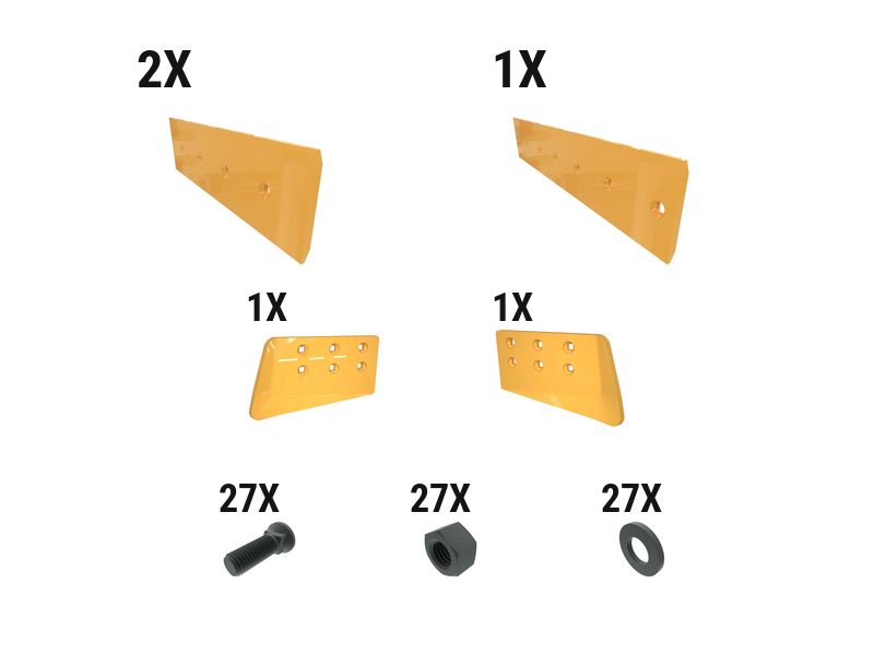 621-2576: 19 Mm HC Dozer Edge Kit 6212576 купить