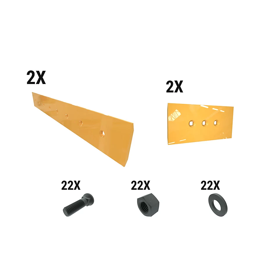 621-2588: 16 Mm Level Cut Reversible Dozer Edge Kit 6212588 Caterpillar