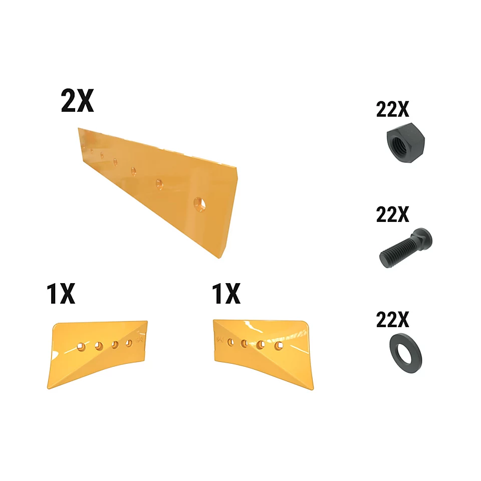621-2593: 19 Mm EWL Dozer Edge Kit 6212593 Caterpillar
