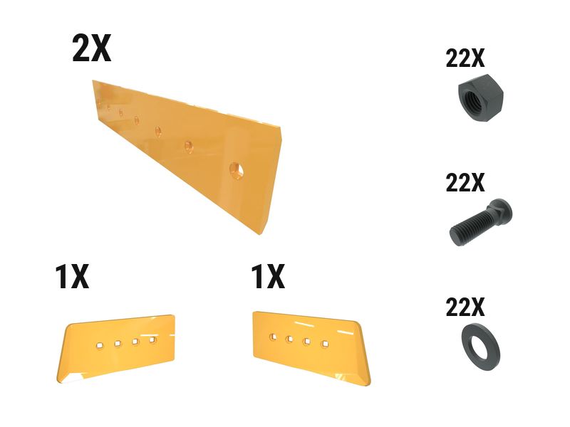 621-2594: 19 Mm GP Dozer Edge Kit 6212594 buy