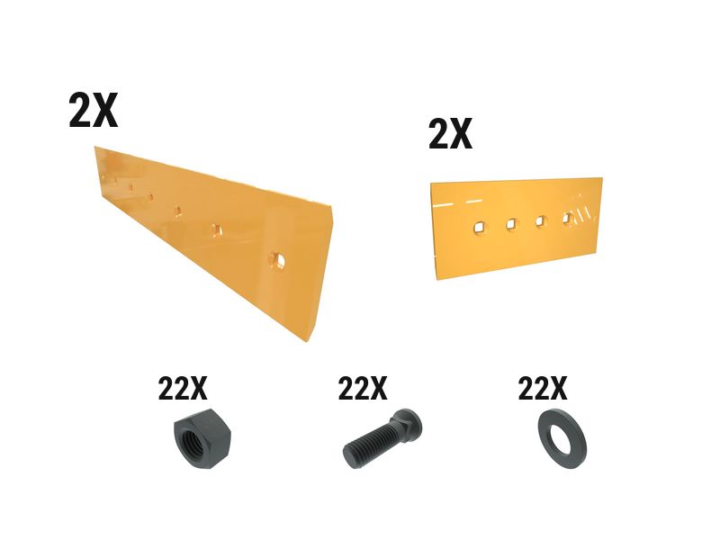 621-2597: 16 Mm Level Cut Reversible Dozer Edge Kit 6212597 buy