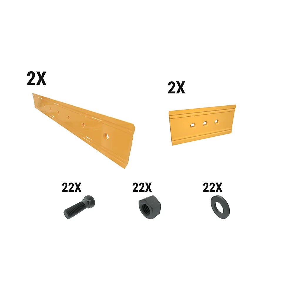 621-2622: 18 Mm Precision Level Cut Reversible Dozer Edge Kit 6212622 Caterpillar