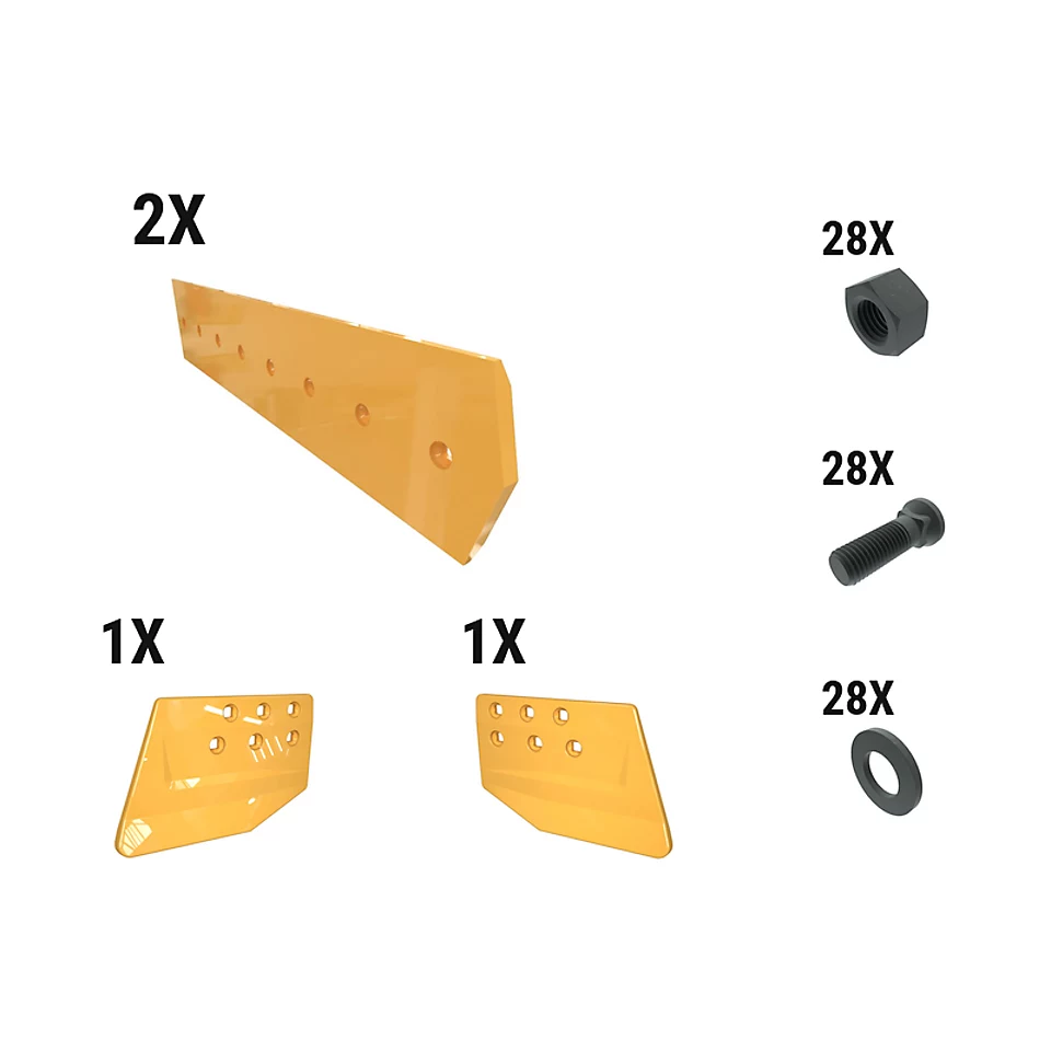 621-2676: 25 Mm EWL Dozer Edge Kit 6212676 Caterpillar