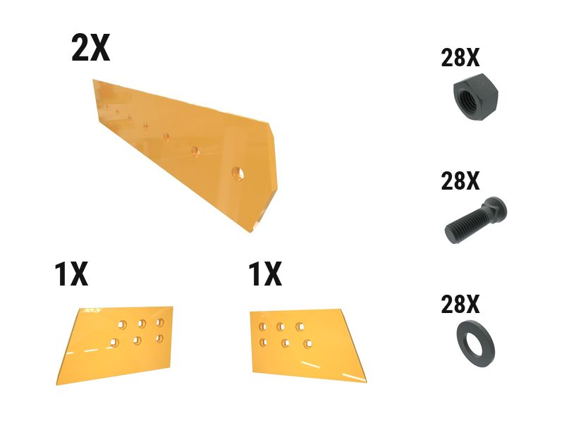621-2678: 19 Mm Level Cut Dozer Edge Kit 6212678 купить