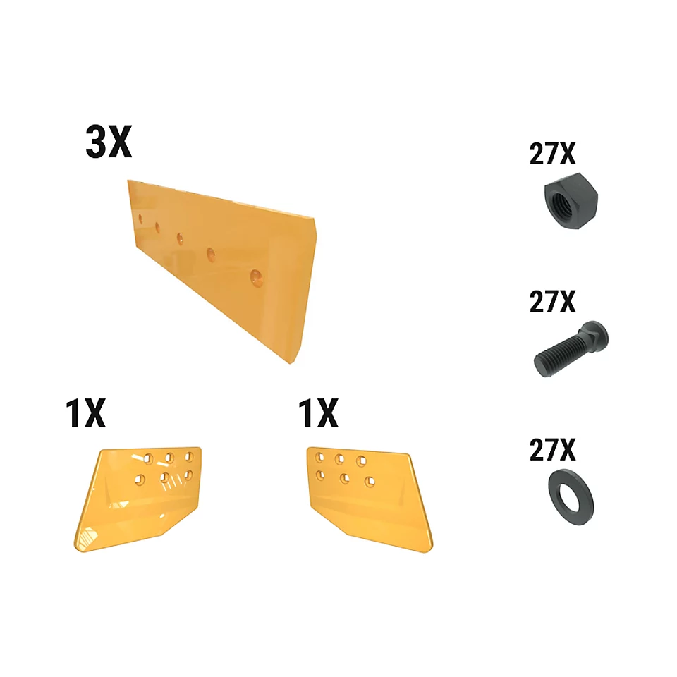 621-2681: 25 Mm EWL Dozer Edge Kit 6212681 Caterpillar