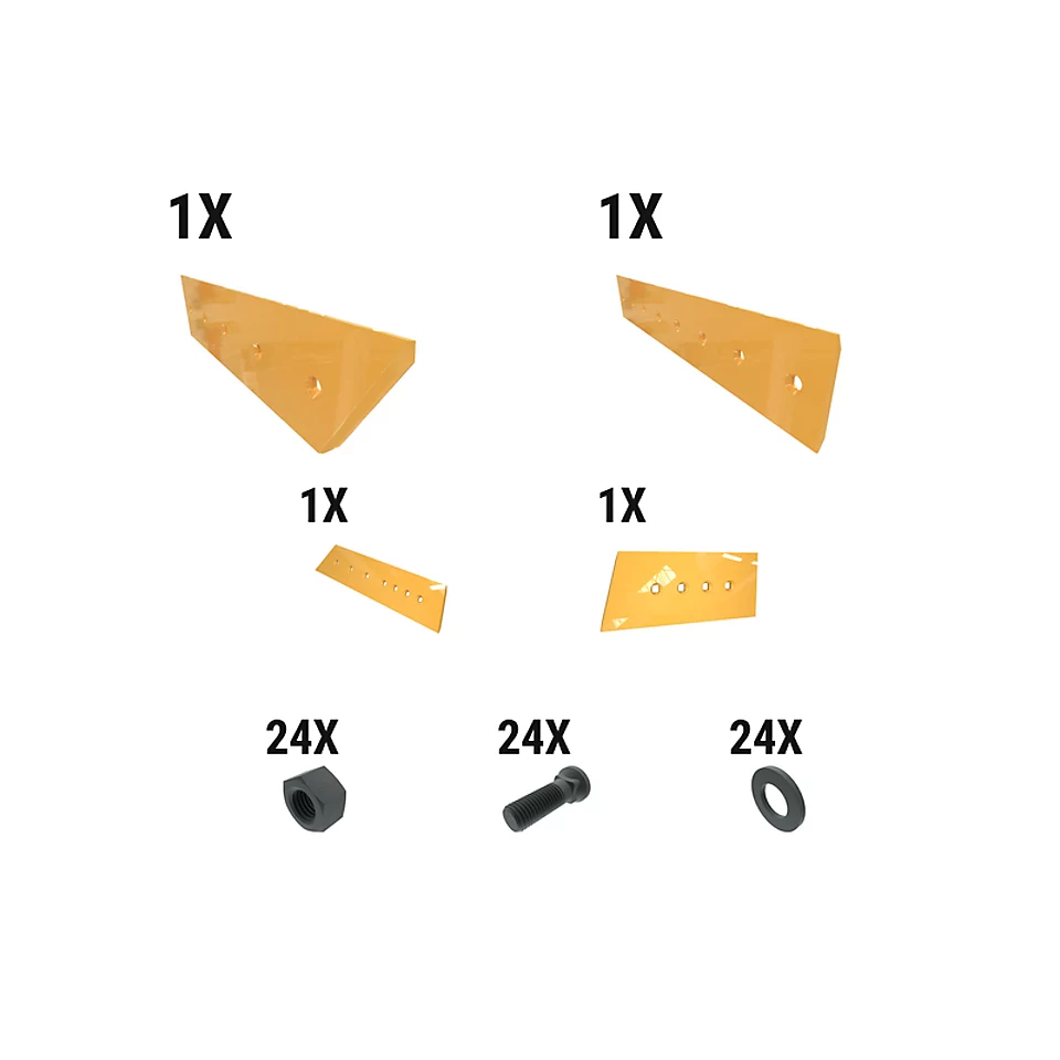 621-2693: 16 Mm Level Cut Dozer Edge Kit 6212693 Caterpillar