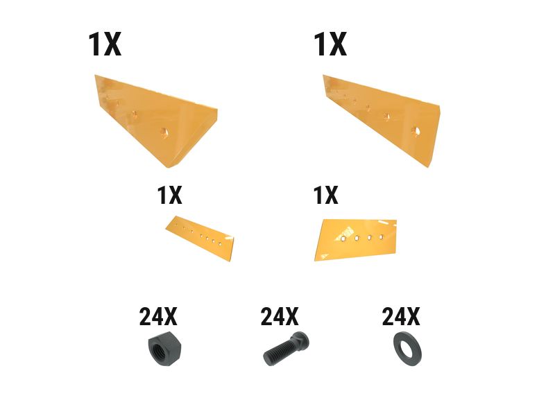 621-2693: 16 Mm Level Cut Dozer Edge Kit 6212693 购买