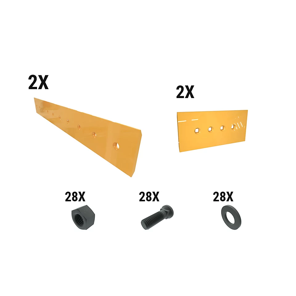 621-2702: 19 Mm Level Cut Reversible Dozer Edge Kit 6212702 Caterpillar