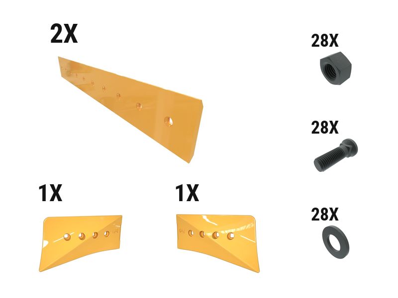 621-2703: 19 Mm Firstcut Dozer Edge Kit 6212703 купить