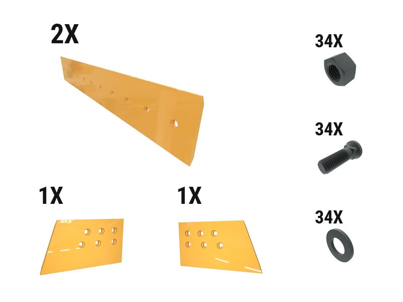 621-2705: 19 Mm Level Cut Dozer Edge Kit 6212705 buy
