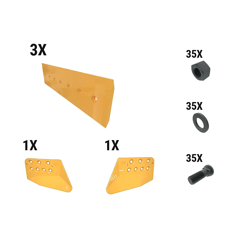 621-2716: 25 Mm GP Dozer Edge Kit 6212716 Caterpillar