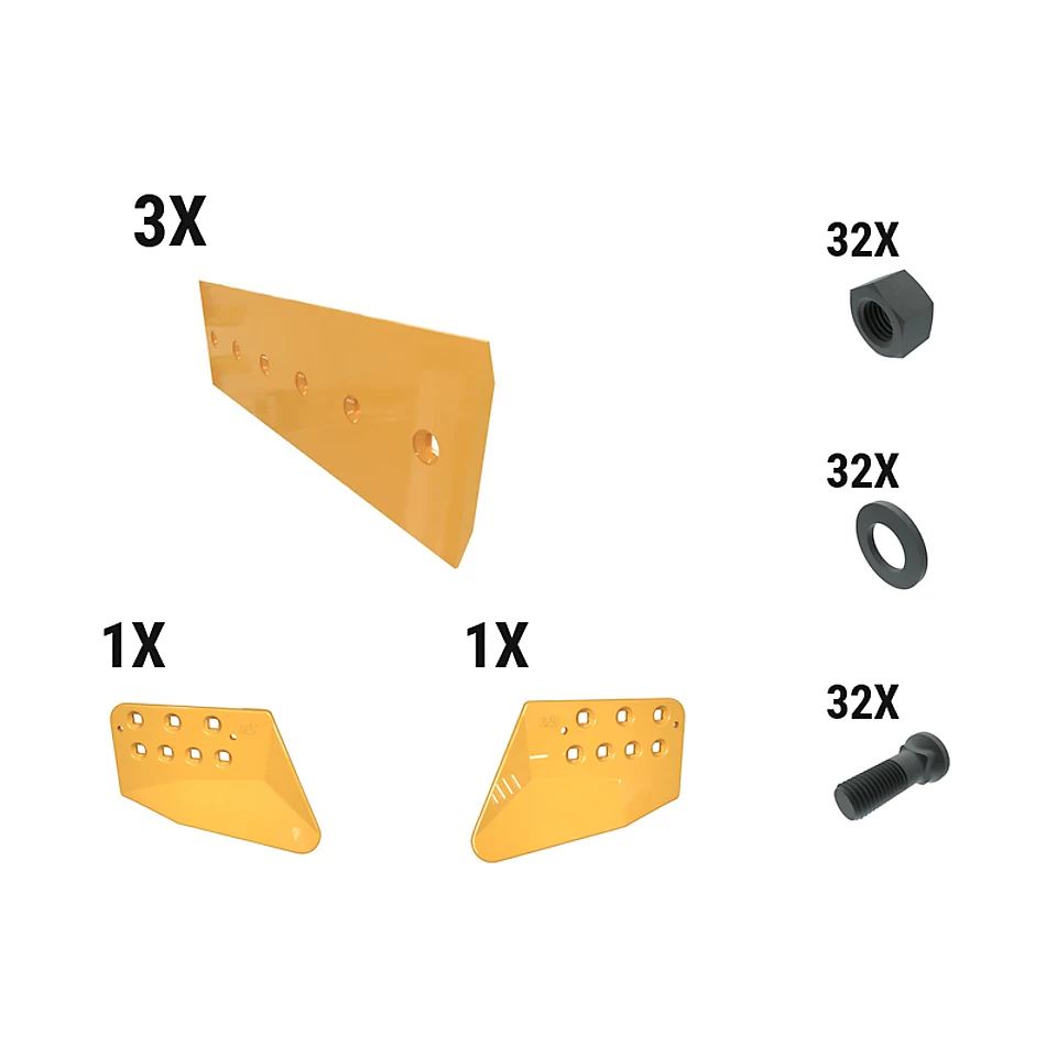 621-2720: 25 Mm GP Dozer Edge Kit 6212720 Caterpillar