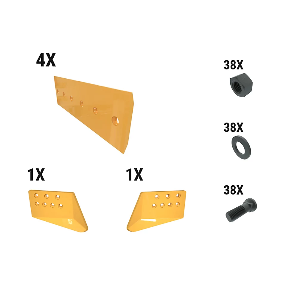 621-2729: 25 Mm HC Dozer Edge Kit 6212729 Caterpillar