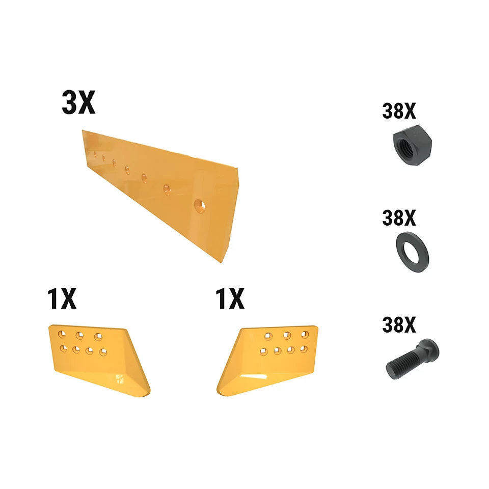 621-2733: 25 Mm HC Dozer Edge Kit 6212733 Caterpillar