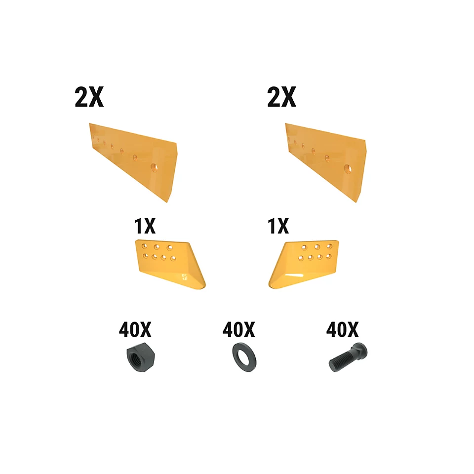 621-2737: 25 Mm HC Dozer Edge Kit 6212737 Caterpillar
