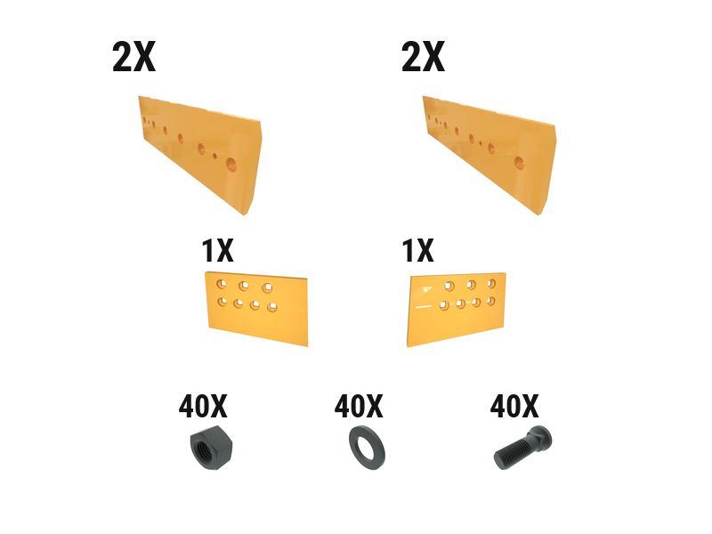 621-2739: 35 Mm Utility Dozer Edge Kit 6212739 купить