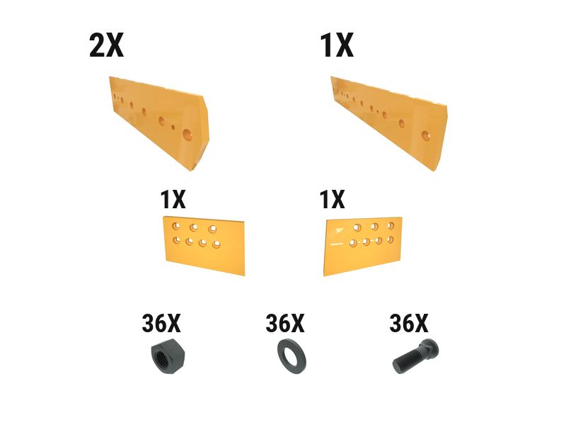 621-2744: 35 Mm Utility Dozer Edge Kit 6212744 купить