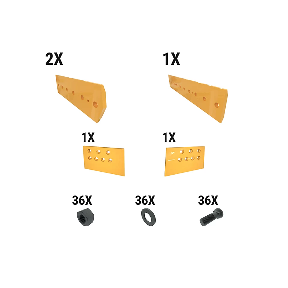 621-2744: 35 Mm Utility Dozer Edge Kit 6212744 Caterpillar