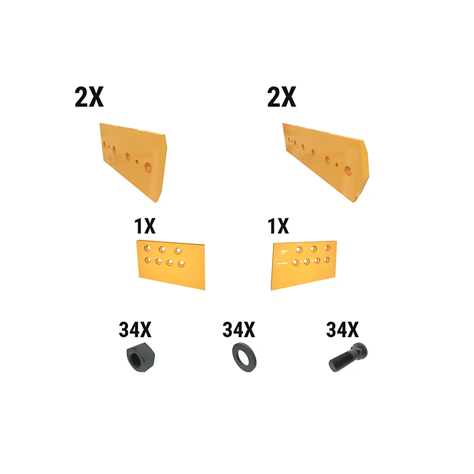 621-2758: 35 Mm Utility Dozer Edge Kit 6212758 Caterpillar