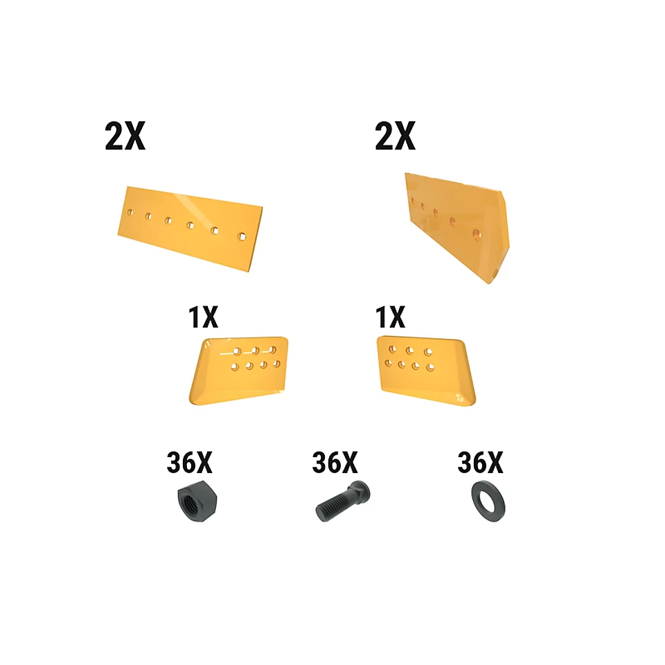621-2791: 28 Mm HC Dozer Edge Kit 6212791 Caterpillar