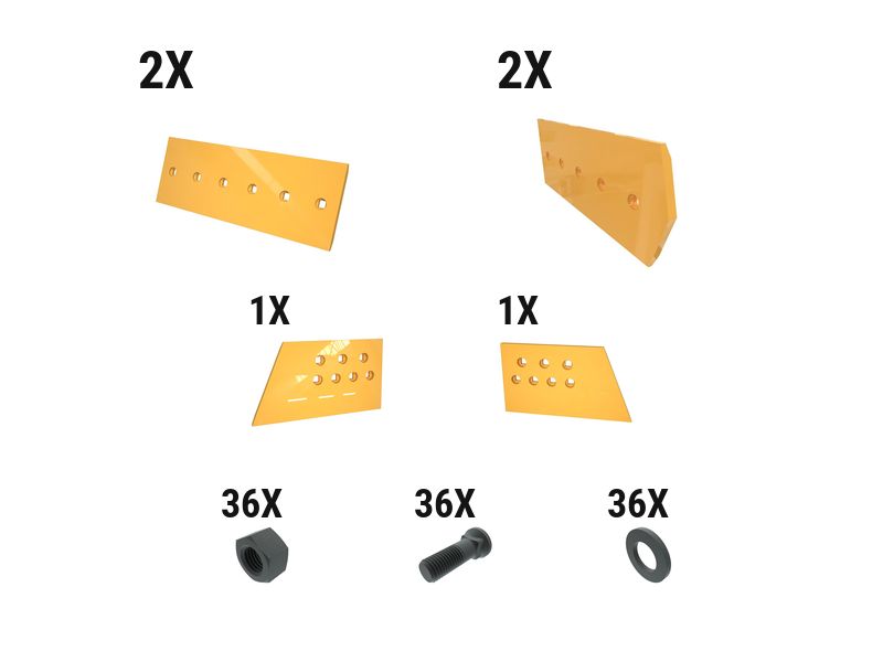 621-2793: 28 Mm Level Cut Dozer Edge Kit 6212793 buy