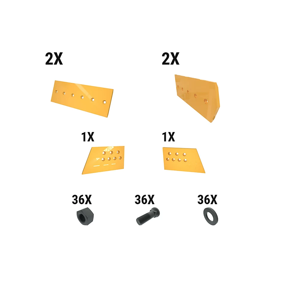 621-2793: 28 Mm Level Cut Dozer Edge Kit 6212793 Caterpillar