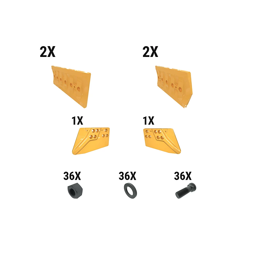 621-2818: 50 Mm HA Dozer Edge Kit 6212818 Caterpillar