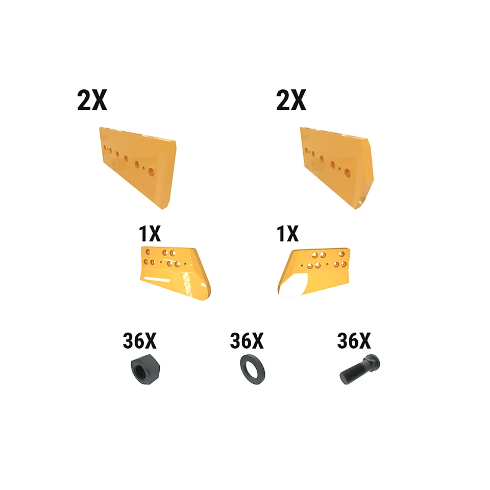 621-2820: 60 Mm HC Dozer Edge Kit 6212820 Caterpillar