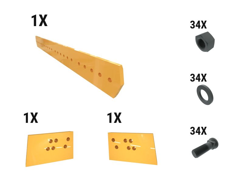 621-2821: 60 Mm HD Mining Dozer Edge Kit 6212821 купить