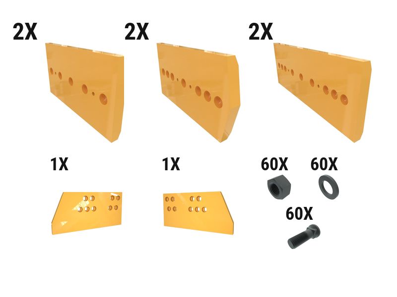 621-2837: 60 Mm Utility Dozer Edge Kit 6212837 купить