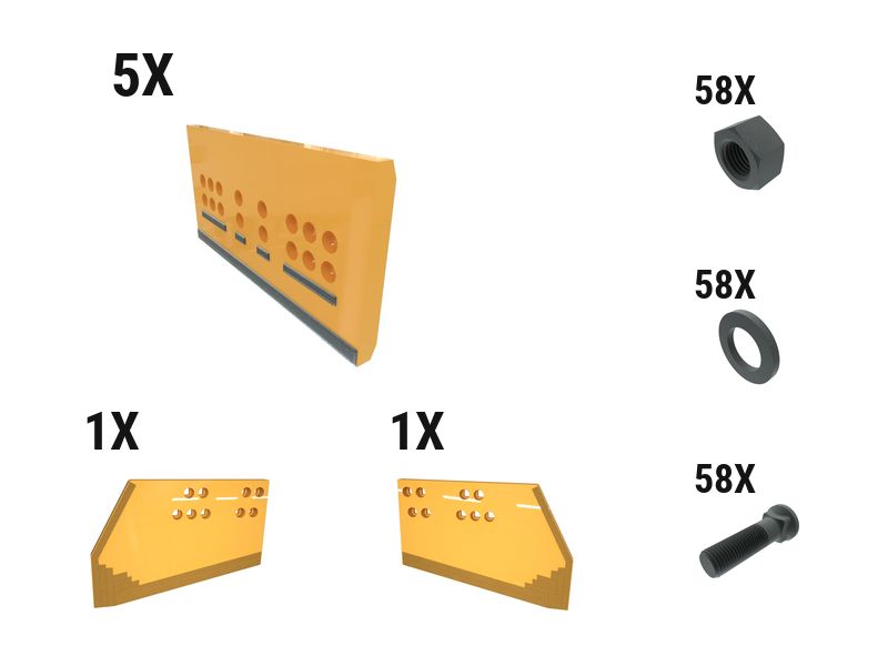 621-2844: 60 Mm Penetration ARM Dozer Edge Kit 6212844 buy