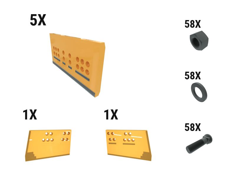 621-2847: 60 Mm Standard EWL ARM Dozer Edge Kit 6212847 buy