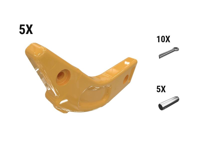 622-0909: 73 Mm X 176 Mm R300 Crvd Shank Kit - Qty 5 6220909 购买