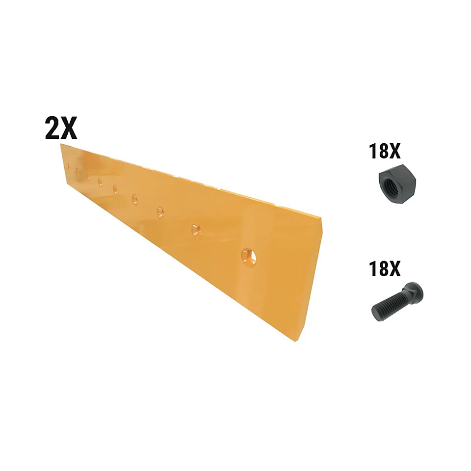 622-7102: 19 Mm Grader Front Blade Edge Kit 6227102 Caterpillar