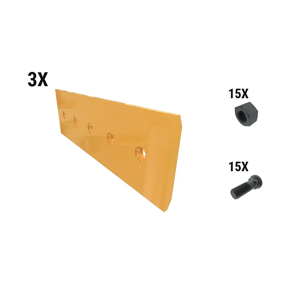 622-7105: 25 Mm Grader Front Blade Edge Kit 6227105 Caterpillar
