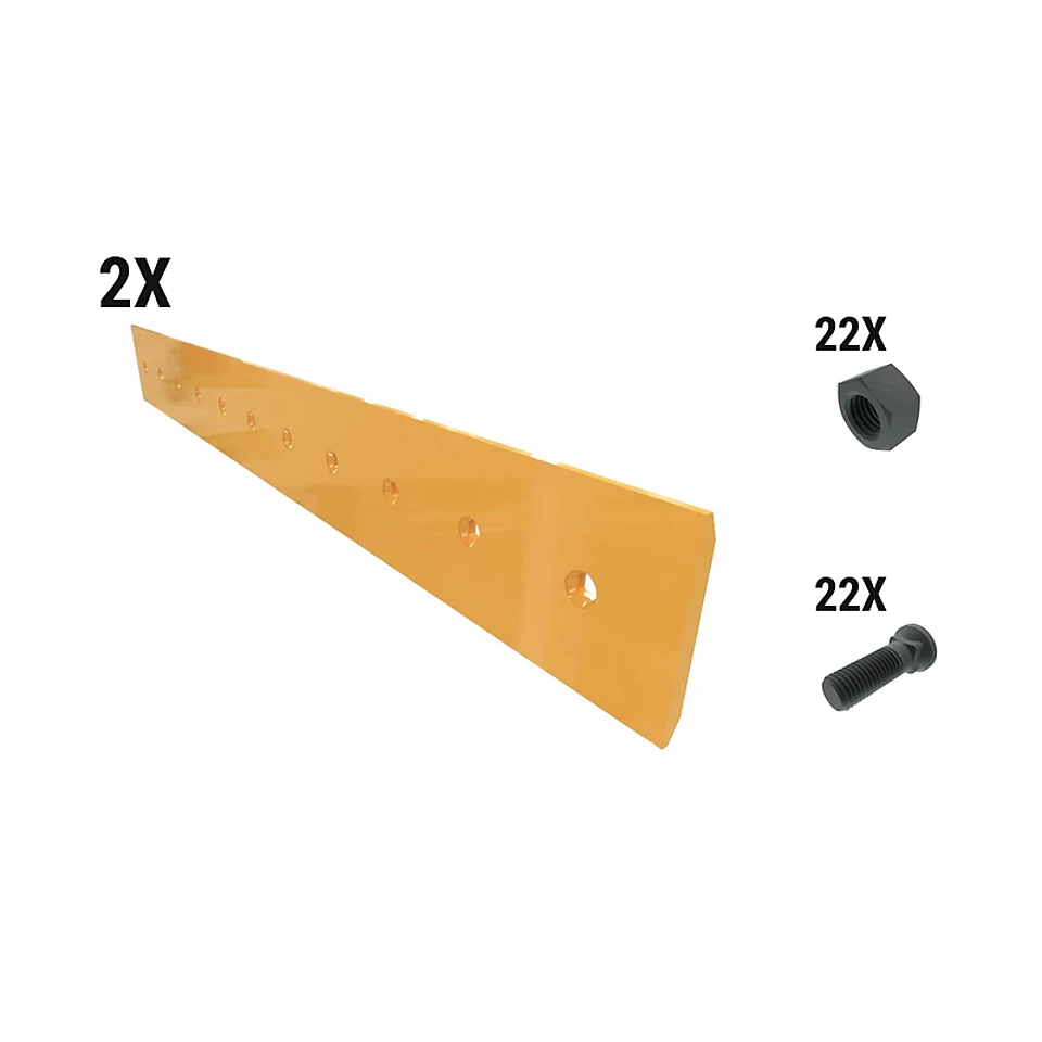 622-7107: 19 Mm Grader Front Blade Edge Kit 6227107 Caterpillar