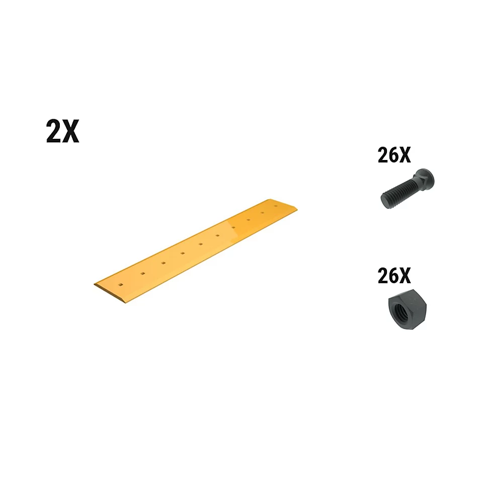 622-7108: 16 Mm Grader Front Blade Edge Kit 6227108 Caterpillar