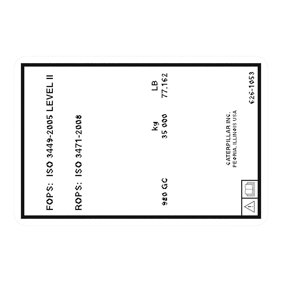 626-1053: Rollover Protective Structure Film 6261053 купить
